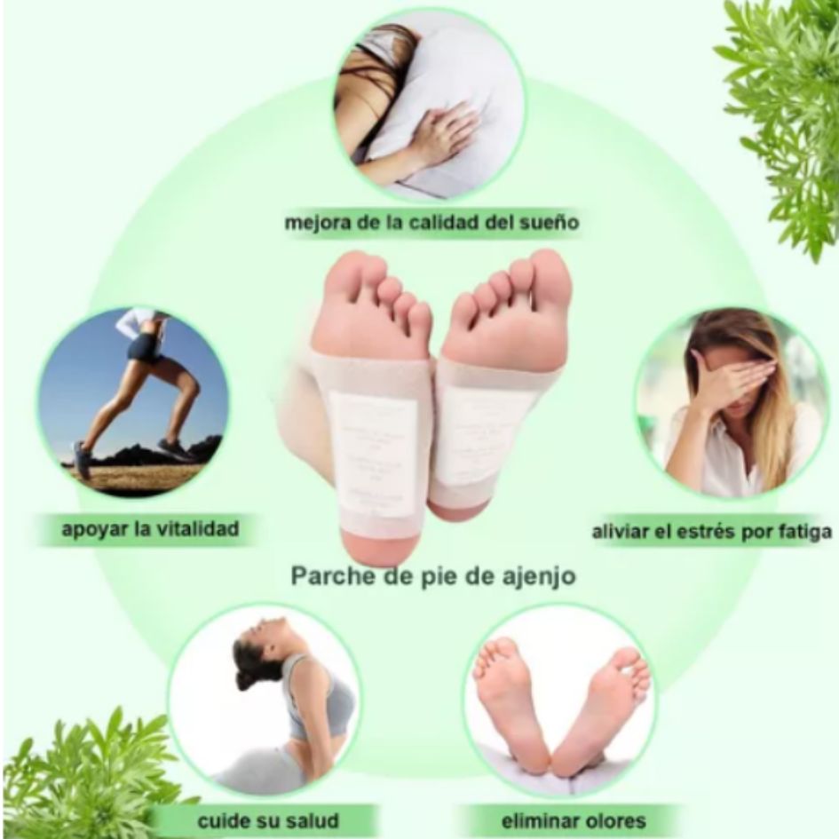 PARCHES DÉTOX PARA PIES KINOKI (50 parches)