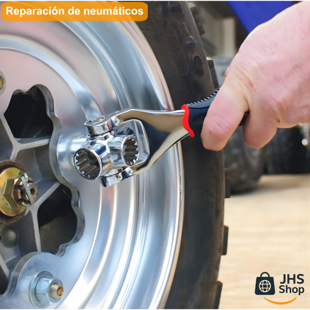 LLAVE DE HUESO 360º GRADOS PARA APRETAR ó AFLOJAR TORNILLOS. 🔩🔩🔩👨🏻🔧 ¡Es 8 en 1, pues aprieta 8 tipos de tornillos!