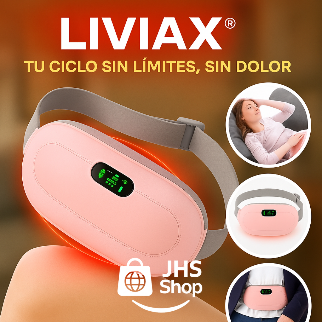 ALMOHADILLA TÉRMICA Liviax® PARA CÓLICOS MENSTRUALES. ¡Tu ciclo sin límites, sin dolor!