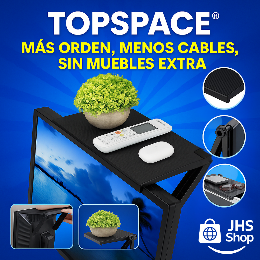 TOPSPACE® - Soporte para TV, decodificador, módem, AppleTV®