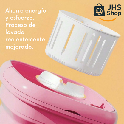 LAVADORA DE ROPA, Plegable y Portátil de 6.7 Litros. 💦👚👕👌🏼 ¡Lava tu ropa de forma práctica y fácil! ¡Ahorra energía y esfuerzo!