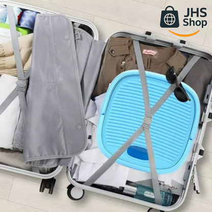 LAVADORA DE ROPA, Plegable y Portátil de 6.7 Litros. 💦👚👕👌🏼 ¡Lava tu ropa de forma práctica y fácil! ¡Ahorra energía y esfuerzo!