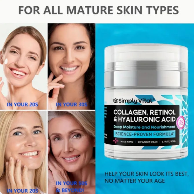 Crema Colageno, Retinol 50 mL