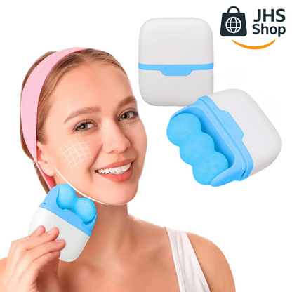 MASAJEADOR FACIAL Y CORPORAL 2 RODILLOS. ¡Desinflama, refresca y tonifica tu piel!