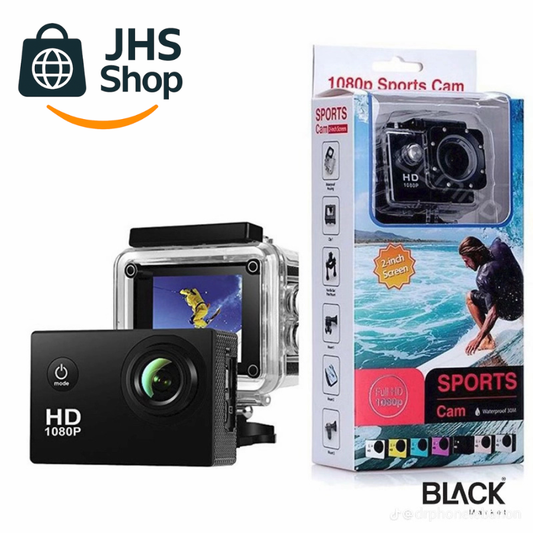 CÁMARA tipo GO PRO® FULL HD 1080p. ¡Captura imágenes impresionantes con resolución tipo 4K!