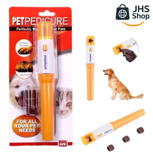 LIMA ELÉCTRICA RECARGABLE para Uñas de Perros, Gatos y Mascotas 🐾 🐈 🐕