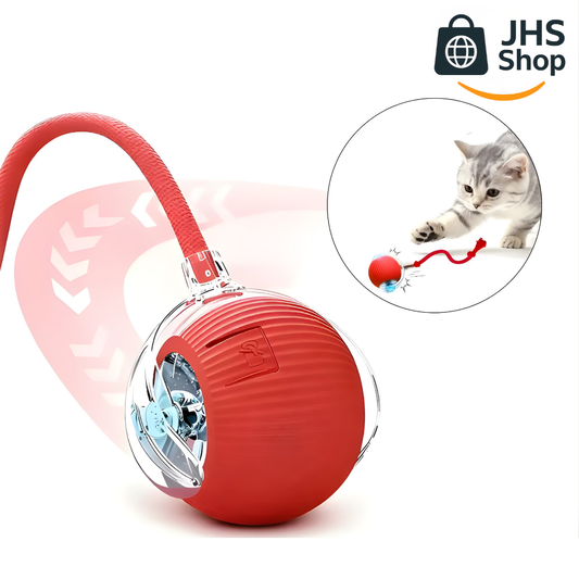 JUGUETE PELOTA INTELIGENTE RECARGABLE PARA MASCOTAS. 🧶 😺 🐶  ¡Estimula y divierte a tu perro o gato!