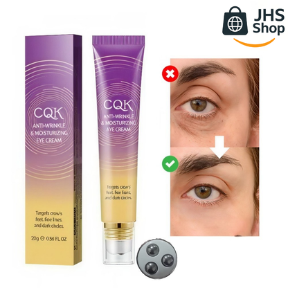 CREMA REAFIRMANTE CQK® PARA EL CONTORNO DE LOS OJOS. 👁️ ✨ 👩🏼 💜 ¡Efecto relleno + Botox-like!