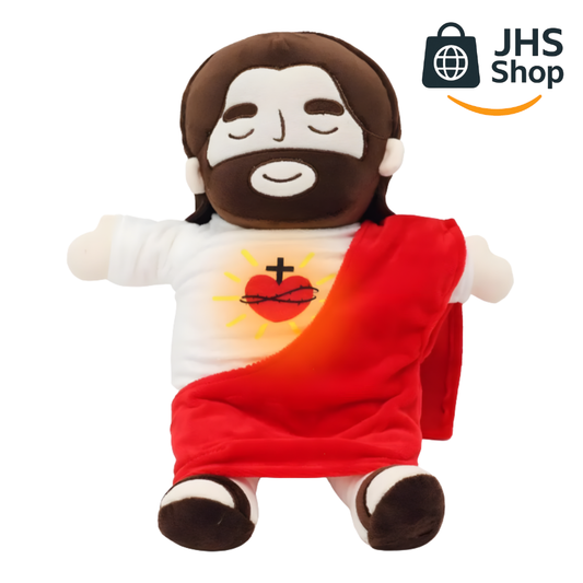 PELUCHE DE JESÚS Respiración y antiestrés.  👦🏻🙏🏻✨ ¡Te brinda una sensación de tranquilidad y relajación!