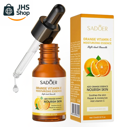 SÉRUM FACIAL Sadoer® ESENCIA DE NARANJA CON VITAMINA C. Hidratante + Antiedad + Antimanchas