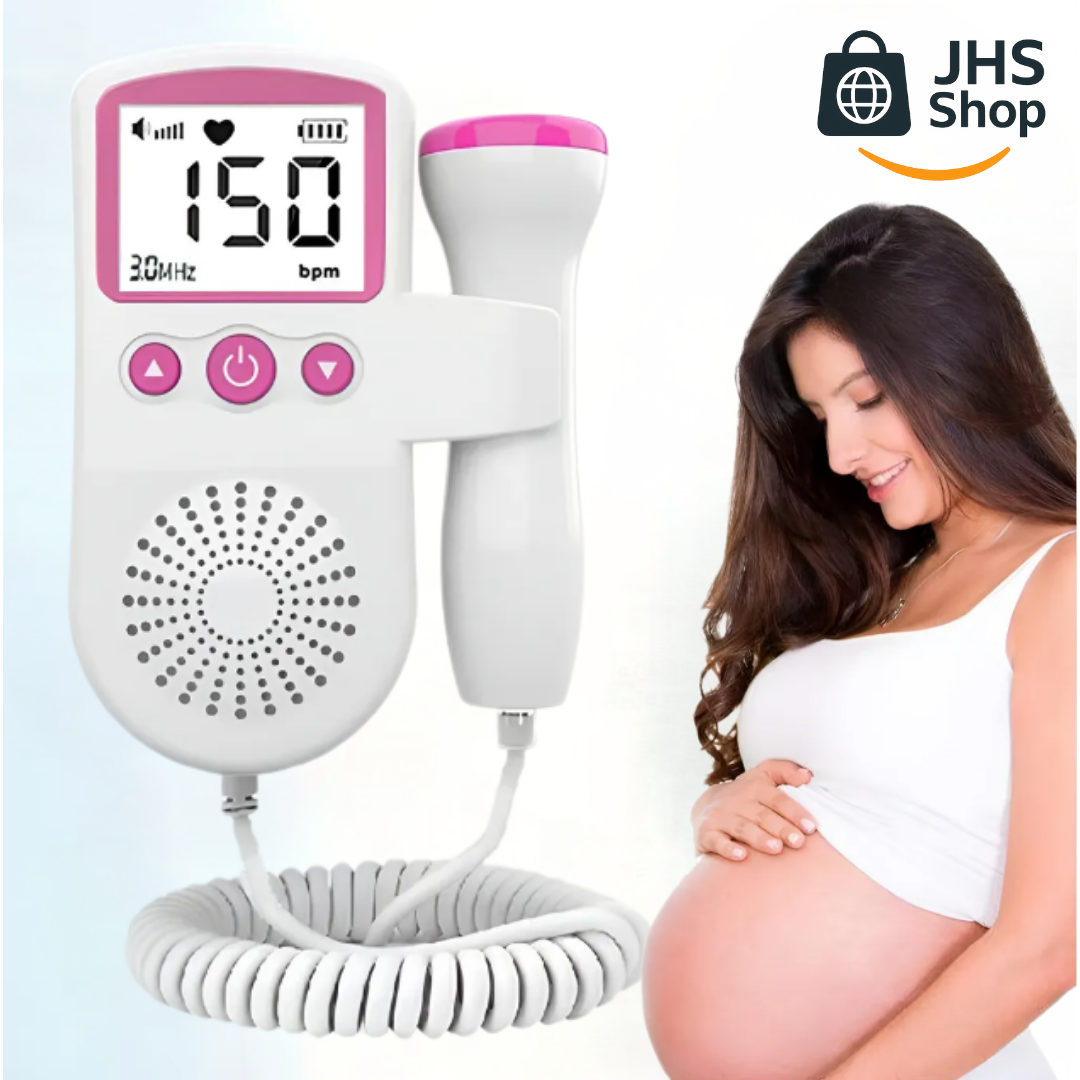 MONITOR DOPPLER DE LOS LATIDOS Y FRECUENCIA CARDIACA DEL BEBÉ. 🤰🏻💗✨ ¡Escucha y siente el latir del corazón de tu bebé!