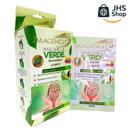 MASCARILLA VERDE DE ALGAS MARINAS Y AGUACATE. 🥑 👩🏻 ✨ ¡Remueve las manchas y puntos negros de tu piel!