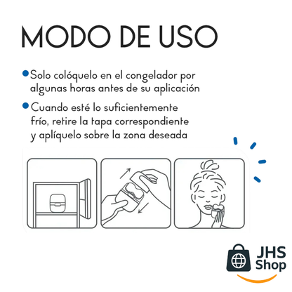MASAJEADOR FACIAL Y CORPORAL 2 RODILLOS. ¡Desinflama, refresca y tonifica tu piel!