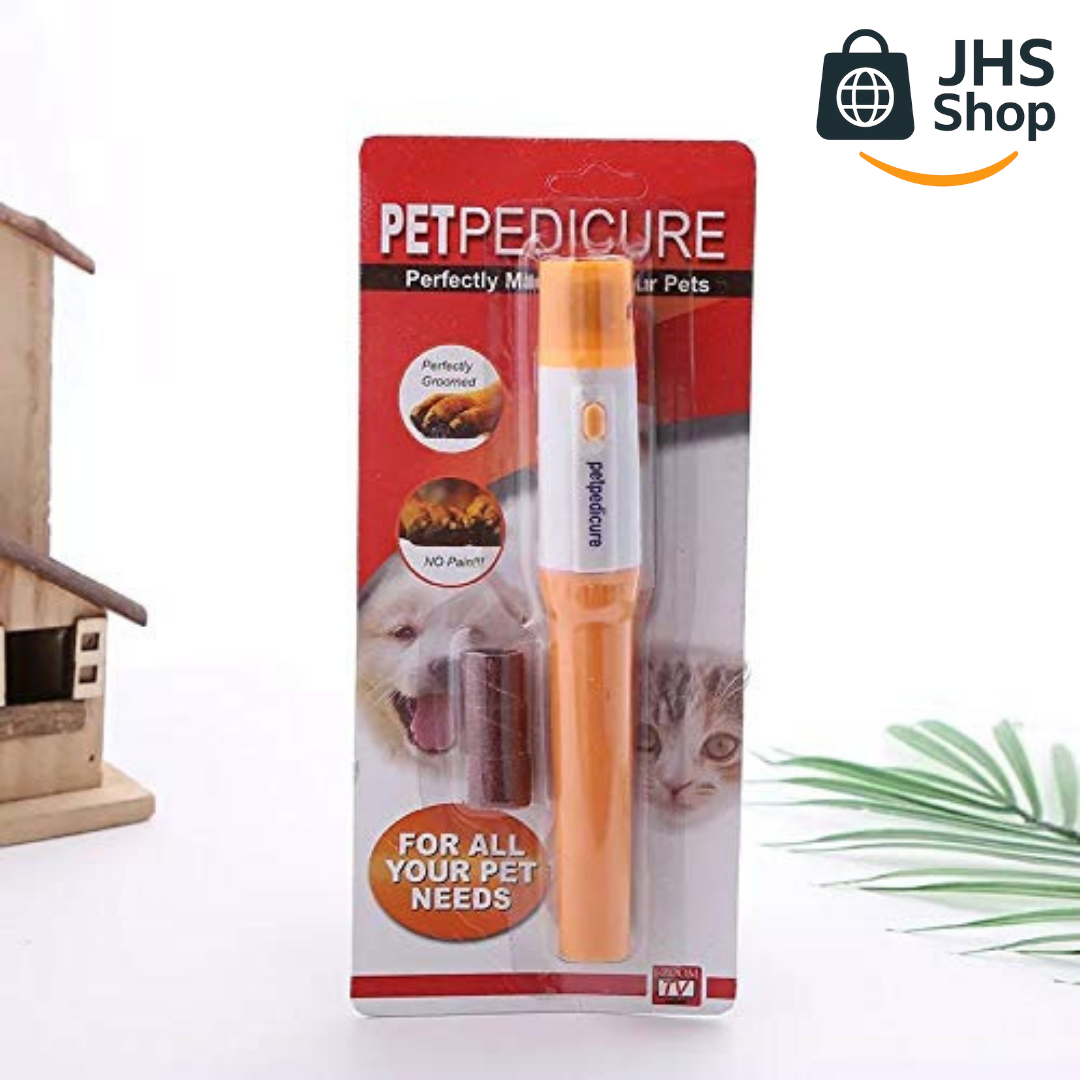 LIMA ELÉCTRICA RECARGABLE para Uñas de Perros, Gatos y Mascotas 🐾 🐈 🐕