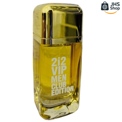 PERFUME 212 VIP Men Club Edition (Réplica). 🪵🟡🧔🏻🎩 ¡Descubre la esencia irresistible de la exclusividad y la seducción!