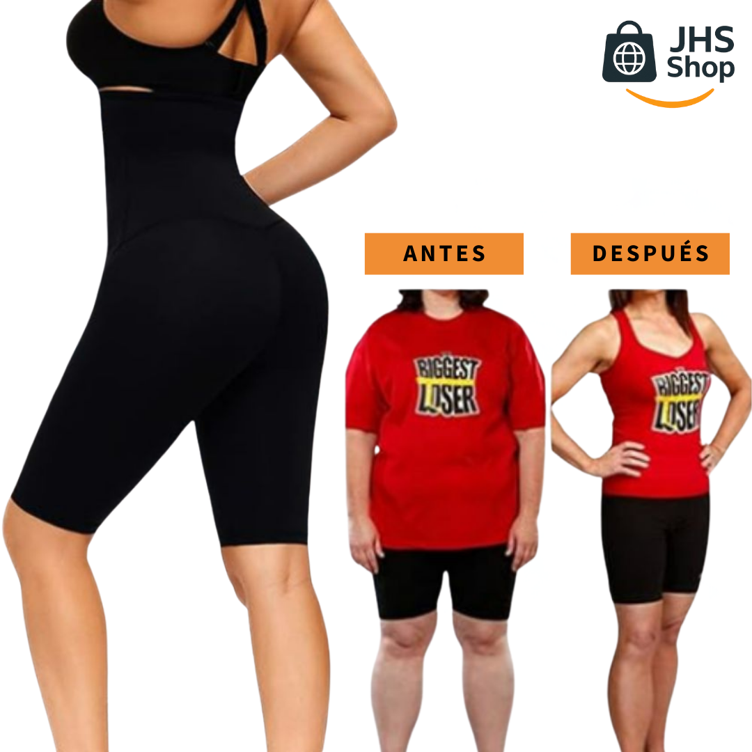 SHORT FAJA SAUNA REDUCTORA PARA MUJER. 👩🏻 🩳🔥 ¡Shorts térmicos con efecto sauna para adelgazar y moldear la cintura!