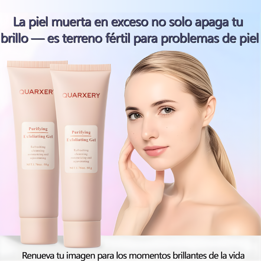 GEL EXFOLIANTE PURIFICANTE Quarxery® 50gr. 🌸👩🏻💖 ¡Es el esencial de skin care y belleza que no puede faltar en tu rutina diaria!
