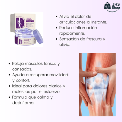 GEL MORADO PARA MASAJE TERAPÉUTICO QUE QUITA EL DOLOR. 💜🦵🏼✅ ¡Alivia el dolor muscular y de articulaciones con esta poderosa fórmula natural!