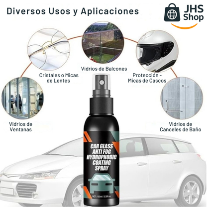 SPRAY ANTI-EMPAÑAMIENTO DE CRISTALES O VIDRIOS DE AUTO. 🚘🪞✨👌🏼 ¡Limpieza y mantenimiento en uno!