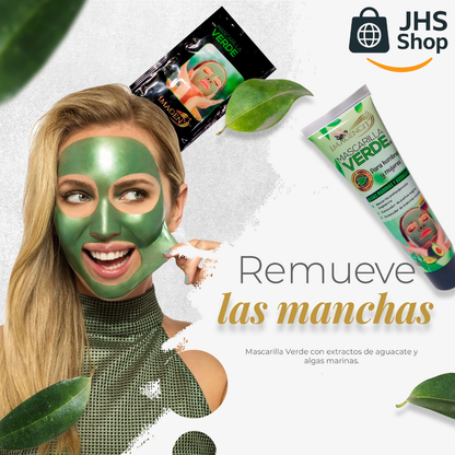 MASCARILLA VERDE DE ALGAS MARINAS Y AGUACATE. 🥑 👩🏻 ✨ ¡Remueve las manchas y puntos negros de tu piel!