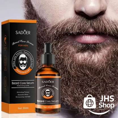 SÉRUM PARA BARBA Y BIGOTE Sadoer®. ¡Suaviza, nutre y estimula el crecimiento de barba, bigote y vello!