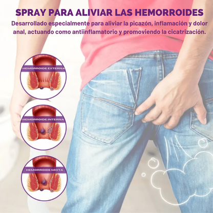 SPRAY HERBAL PARA HEMORROIDES (30 ml). 😮‍💨 🌿🦵🏼 ¡Alivia el dolor, la picazón y la inflamación!