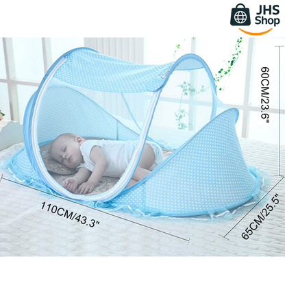 CUNA MOISÉS PLEGABLE PARA BEBÉ A PRUEBA DE MOSQUITOS. 🚼👶🏻🌟💖 ¡Fácil de usar, conveniente y práctica, protege a tu bebé para que duerma bien!