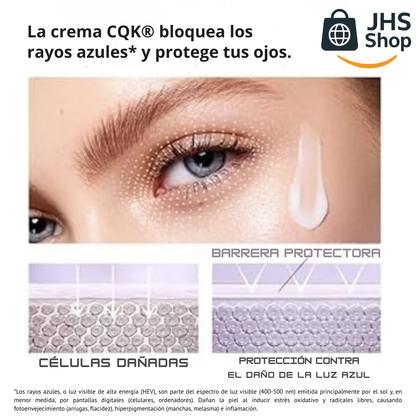 CREMA REAFIRMANTE CQK® PARA EL CONTORNO DE LOS OJOS. 👁️ ✨ 👩🏼 💜 ¡Efecto relleno + Botox-like!