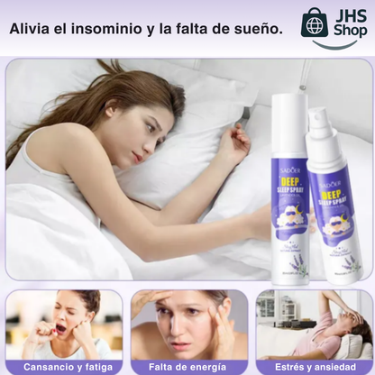 SPRAY PARA DORMIR Sadoer® Relajante y antiestrés. ¡Alivia el insomnio y duerme profundamente!