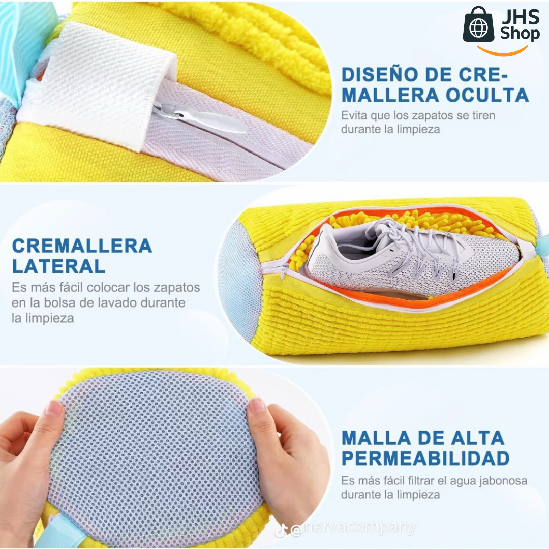 BOLSA PARA LAVAR TENIS Y ZAPATOS SNEAKWASH® . 👟 🧼 👌🏽 ¡La forma más fácil, rápida y segura de lavar tus tenis y calzado, sin dañarlos ni perder tiempo!