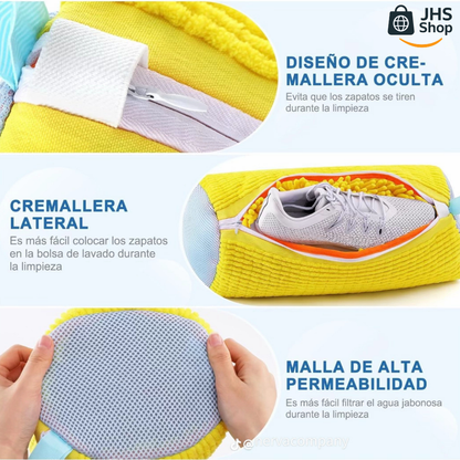 BOLSA PARA LAVAR TENIS Y ZAPATOS SNEAKWASH® . 👟 🧼 👌🏽 ¡La forma más fácil, rápida y segura de lavar tus tenis y calzado, sin dañarlos ni perder tiempo!