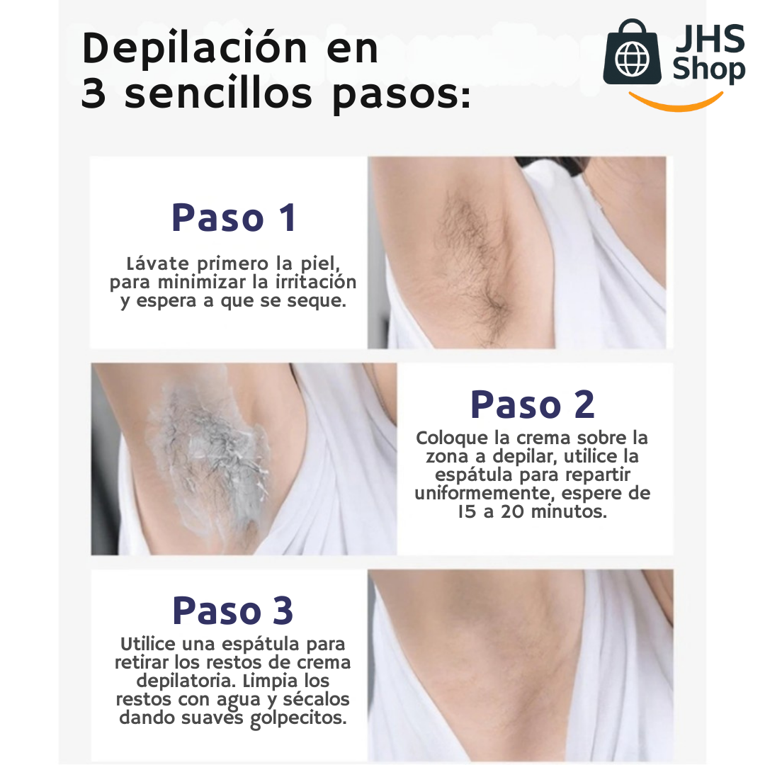 CREMA PARA DEPILAR Bioaqua® removedora de vello. 🧴🦵🏻🌺 ¡Piel suave, hidratada y libre de vello por más tiempo!