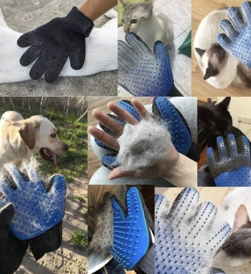 GUANTES QUITA PELO PARA MASCOTAS 🐶😺