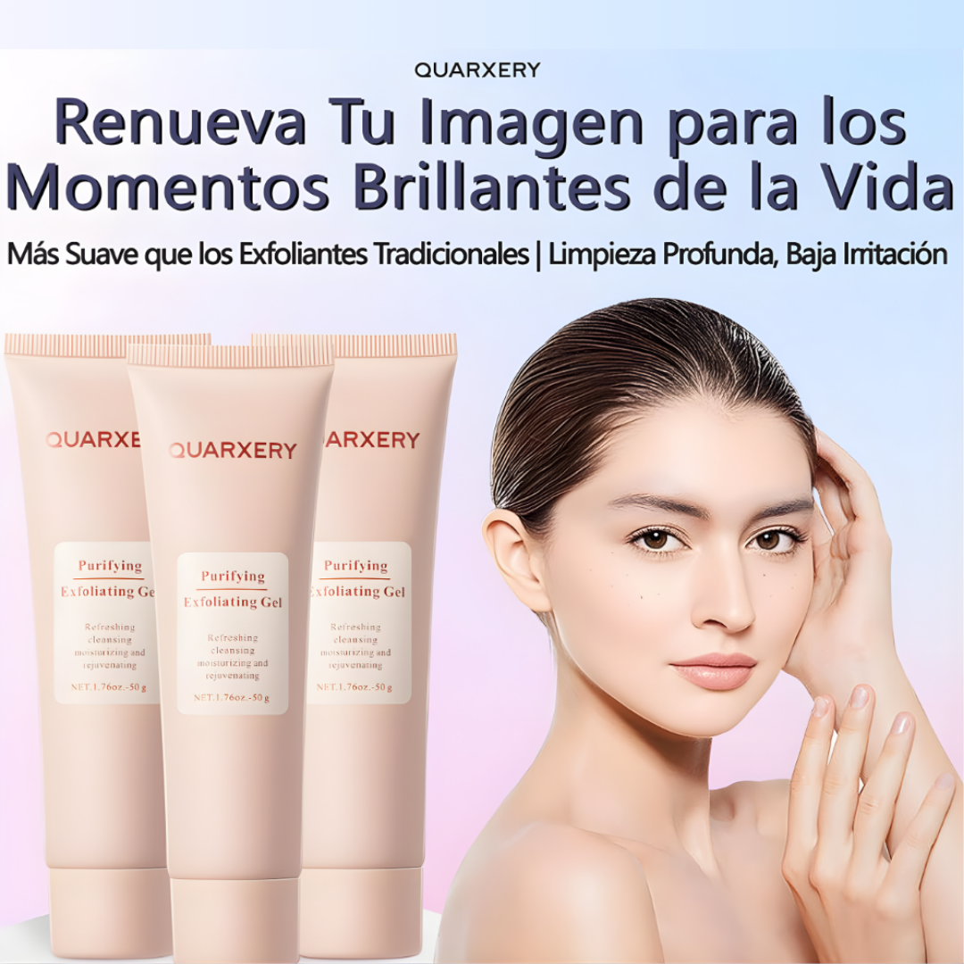 GEL EXFOLIANTE PURIFICANTE Quarxery® 50gr. 🌸👩🏻💖 ¡Es el esencial de skin care y belleza que no puede faltar en tu rutina diaria!