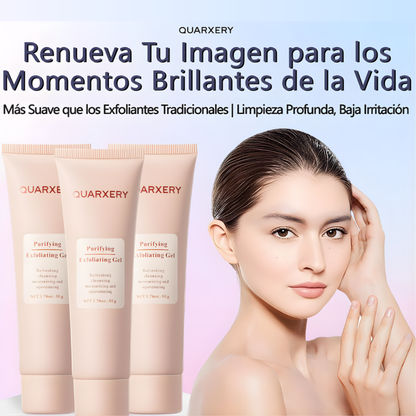 GEL EXFOLIANTE PURIFICANTE Quarxery® 50gr. 🌸👩🏻💖 ¡Es el esencial de skin care y belleza que no puede faltar en tu rutina diaria!