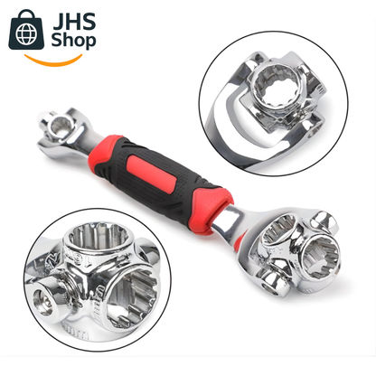 LLAVE DE HUESO 360º GRADOS PARA APRETAR ó AFLOJAR TORNILLOS. 🔩🔩🔩👨🏻‍🔧  ¡Es 8 en 1, pues aprieta 8 tipos de tornillos!