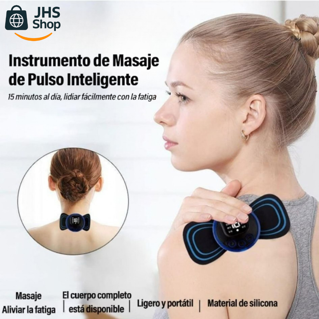MINI MASAJEADOR CERVICAL ELÉCTRICO-PORTÁTIL. 💙💆🏻‍♂️ 🧘🏻‍♀️ ¡Disfruta de un masaje relajante en cualquier momento y lugar!