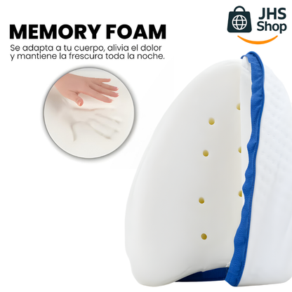 ALMOHADA ORTOPÉDICA PARA PIERNAS Y RODILLAS. 🦵🏽🛌💙👌🏽 ¡Alinea la columna y alivia el dolor en rodillas y cadera!