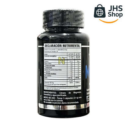 Suplemento CITRATO DE MAGNESIO GodVit®. Certificado por Cofepris. ¡Relax, Energía y Bienestar!