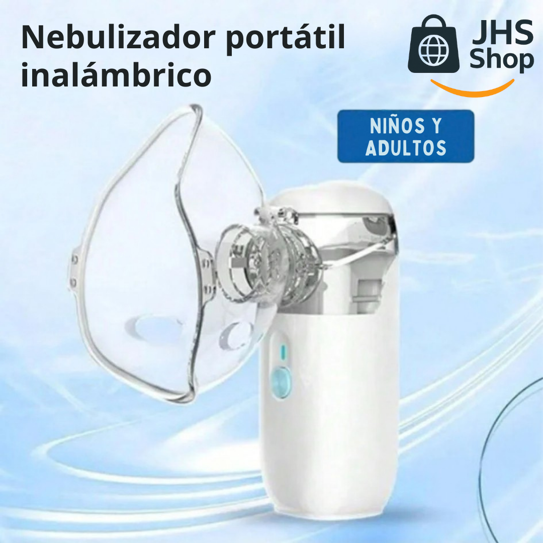 NEBULIZADOR PORTÁTIL ULTRASÓNICO E INALÁMBRICO. 🫁 🩺👨🏻‍⚕️✅ ¡Calidad médica para cuidar tu salud y la de tu familia!