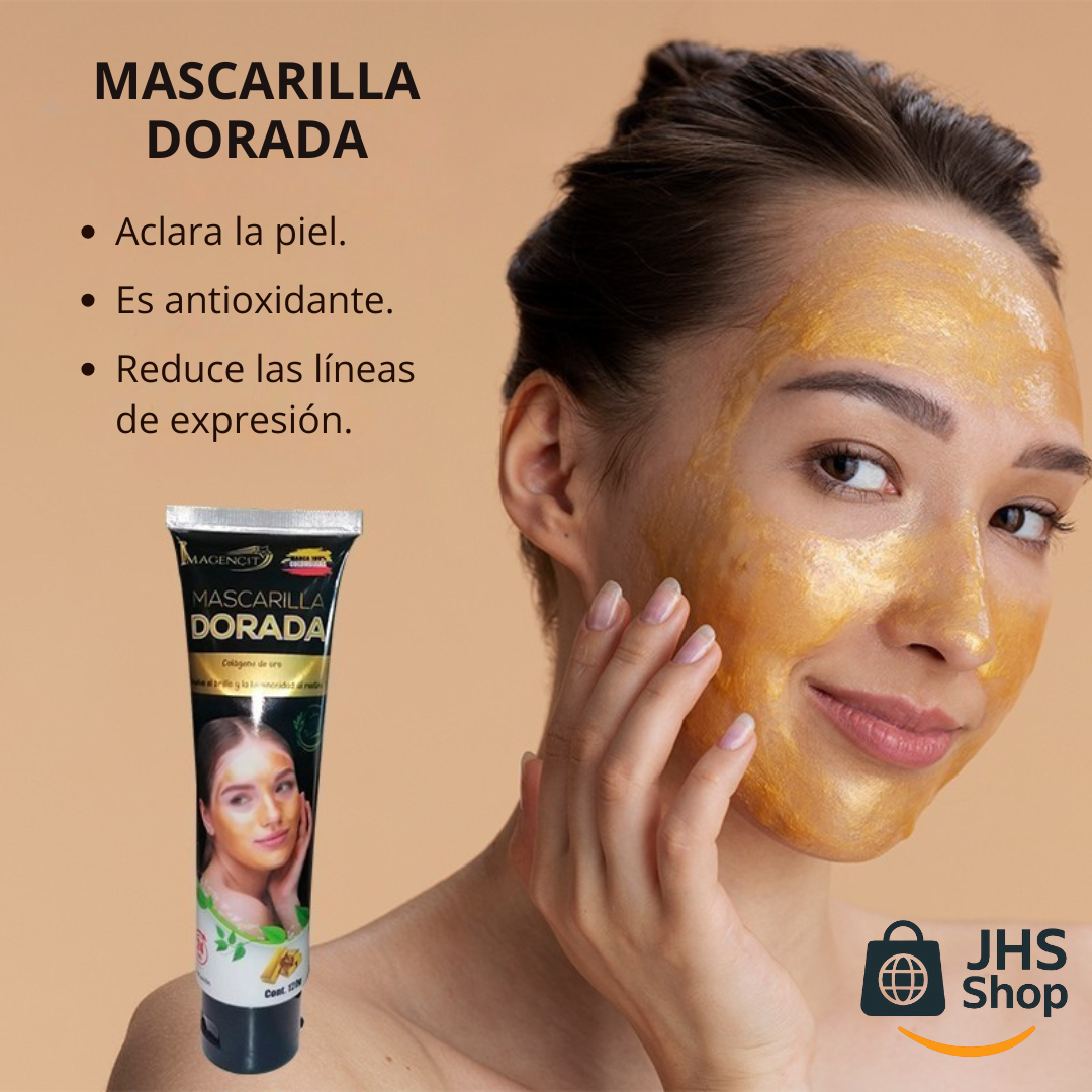 MASCARILLA FACIAL DORADA Imagencit®. 🥇 👩🏻💛✨ ¡Hidratación y nutrición intensiva!