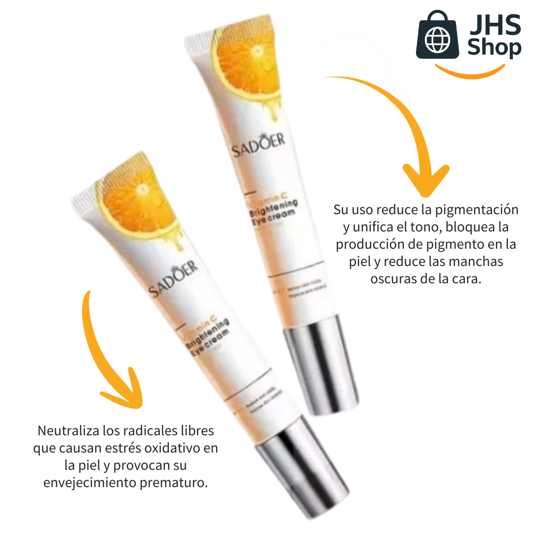 CREMA Sadoer® PARA EL CONTORNO DE OJOS Y ELIMINAR LAS OJERAS, ¡enriquecida con Vitamina C! 👁️🍊👱🏼‍♀️