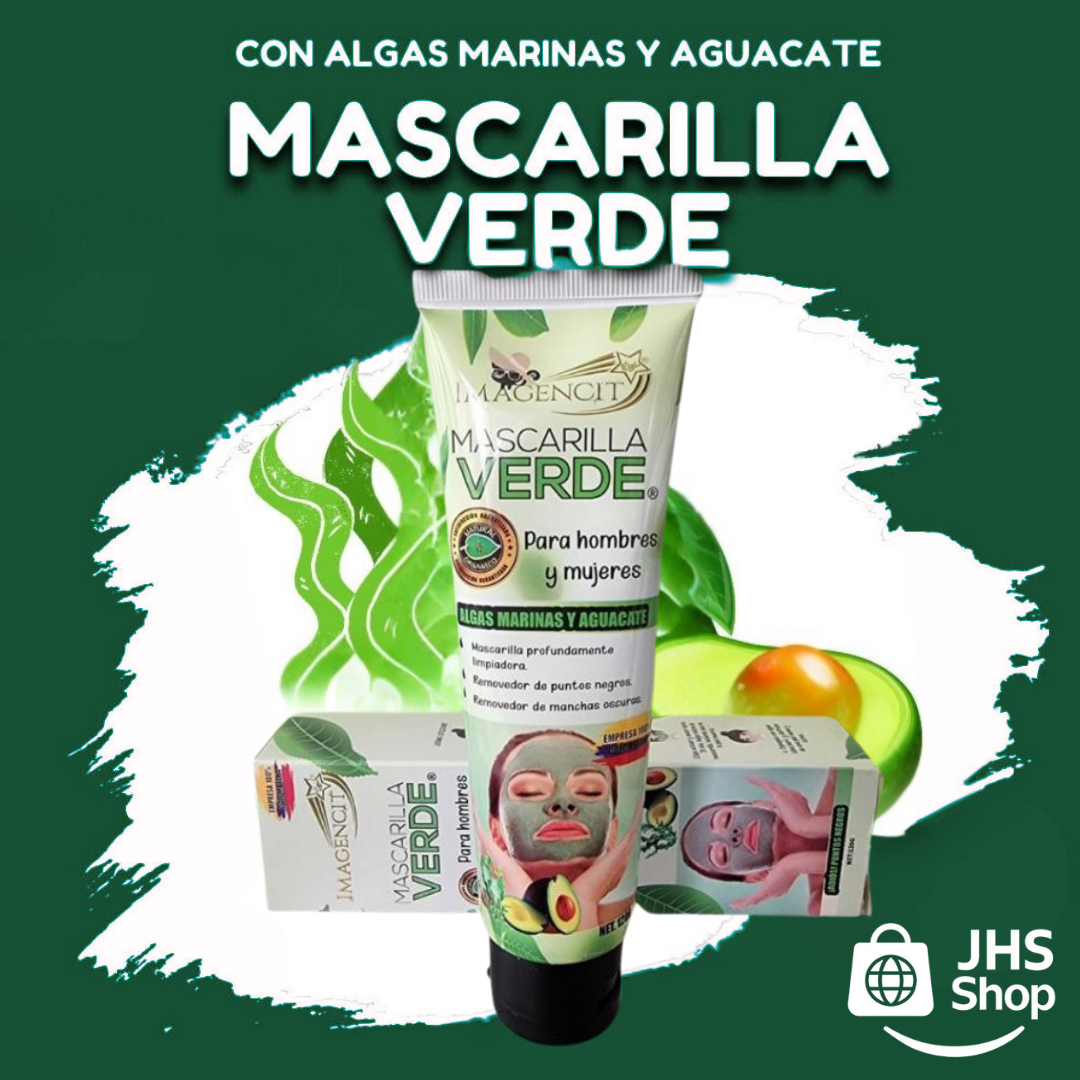 MASCARILLA VERDE DE ALGAS MARINAS Y AGUACATE. 🥑 👩🏻 ✨ ¡Remueve las manchas y puntos negros de tu piel!