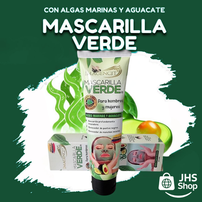 MASCARILLA VERDE DE ALGAS MARINAS Y AGUACATE. 🥑 👩🏻 ✨ ¡Remueve las manchas y puntos negros de tu piel!