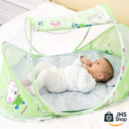 CUNA MOISÉS PLEGABLE PARA BEBÉ A PRUEBA DE MOSQUITOS. 🚼👶🏻🌟💖 ¡Fácil de usar, conveniente y práctica, protege a tu bebé para que duerma bien!