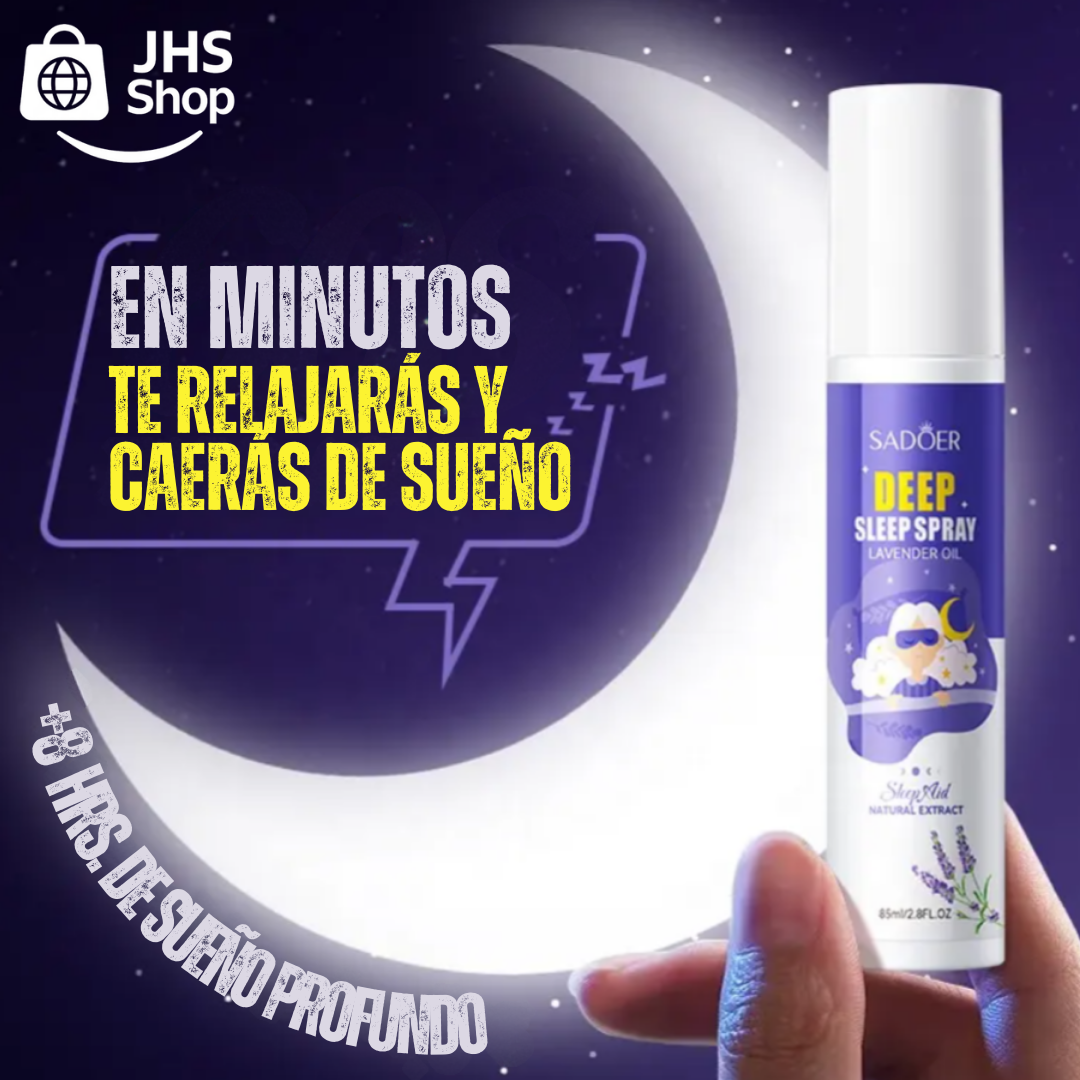 SPRAY PARA DORMIR Sadoer® Relajante y antiestrés. ¡Alivia el insomnio y duerme profundamente!