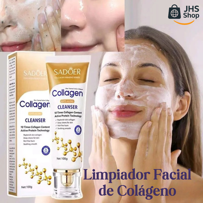LIMPIADOR FACIAL DE COLÁGENO ANTIENVEJECIMIENTO Sadoer®. 👩🏻💖 ¡Limpia, revitaliza y cuida tu piel! ✨