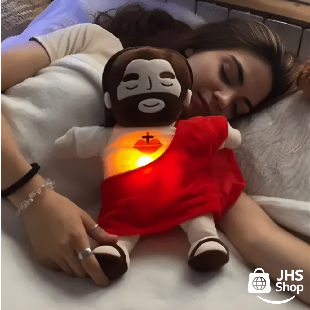 PELUCHE DE JESÚS Respiración y antiestrés.  👦🏻🙏🏻✨ ¡Te brinda una sensación de tranquilidad y relajación!