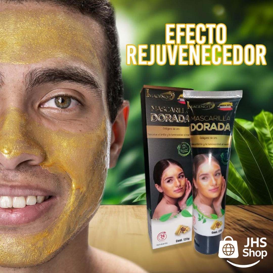 MASCARILLA FACIAL DORADA Imagencit®. 🥇 👩🏻💛✨ ¡Hidratación y nutrición intensiva!