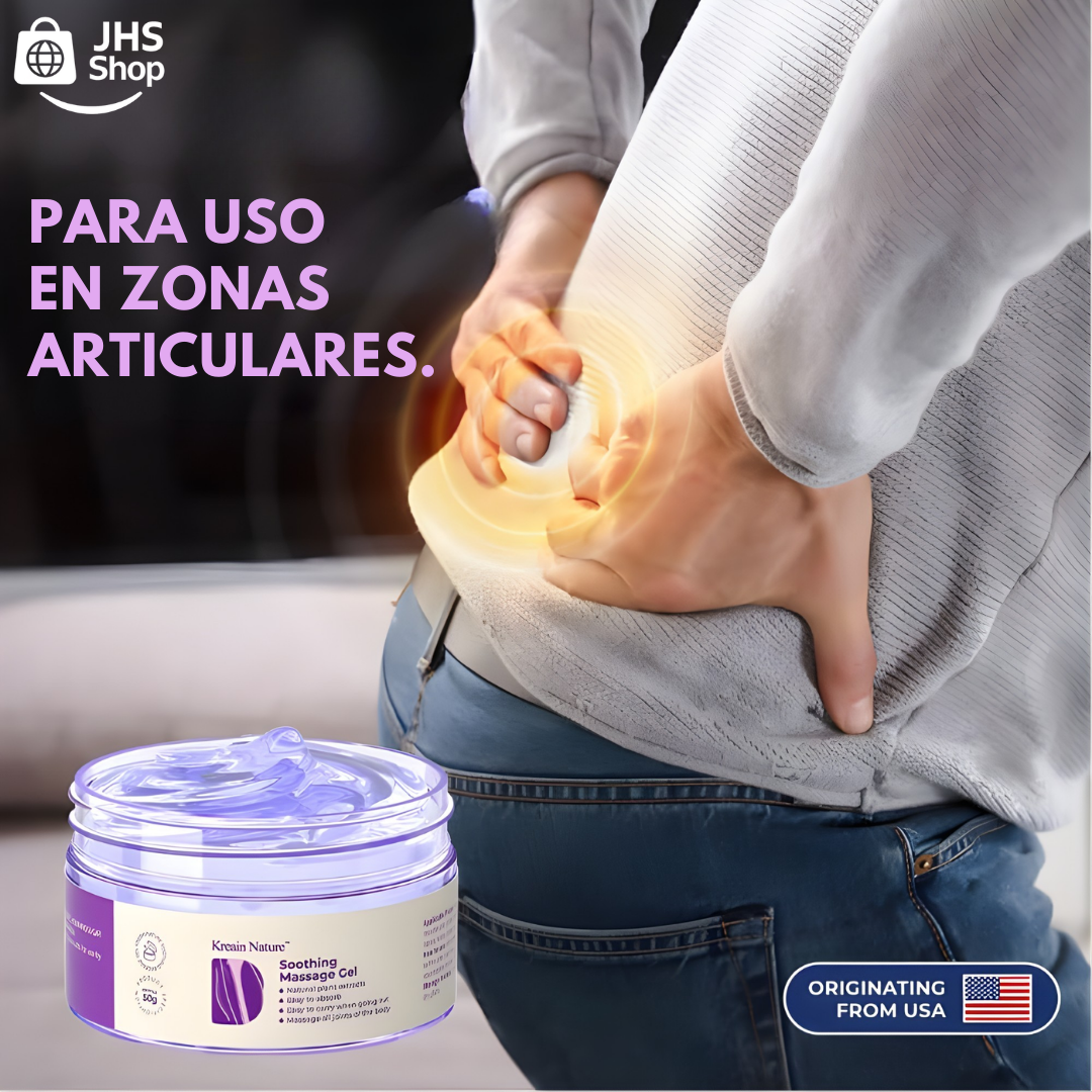 GEL MORADO PARA MASAJE TERAPÉUTICO QUE QUITA EL DOLOR. 💜🦵🏼✅ ¡Alivia el dolor muscular y de articulaciones con esta poderosa fórmula natural!